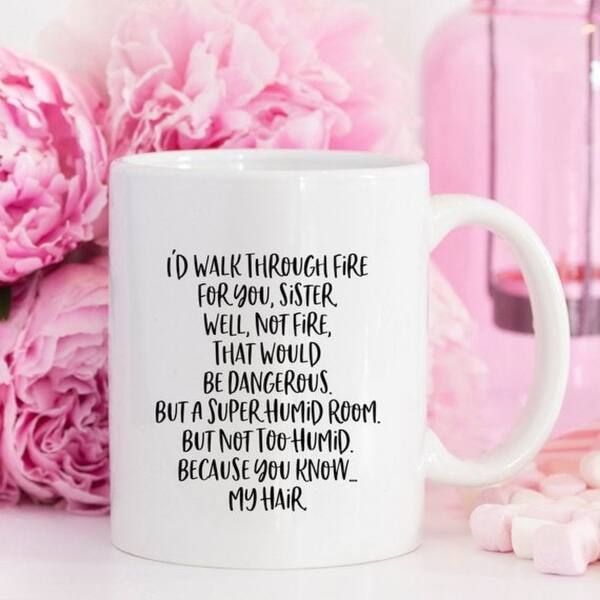 Daily Boutik Funny Sister Mug Sister Gift Sister Birthday Gift - Overstock  - 35290150