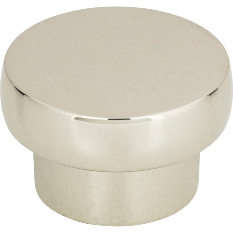 Atlas Homewares Chunky Knobs 1-13/16 Inch Mushroom Cabinet Knob - Polished Nickel