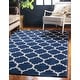 preview thumbnail 42 of 66, Contemporary Akiva Collection Area Rug 10'6"x16'5" - Dark Blue