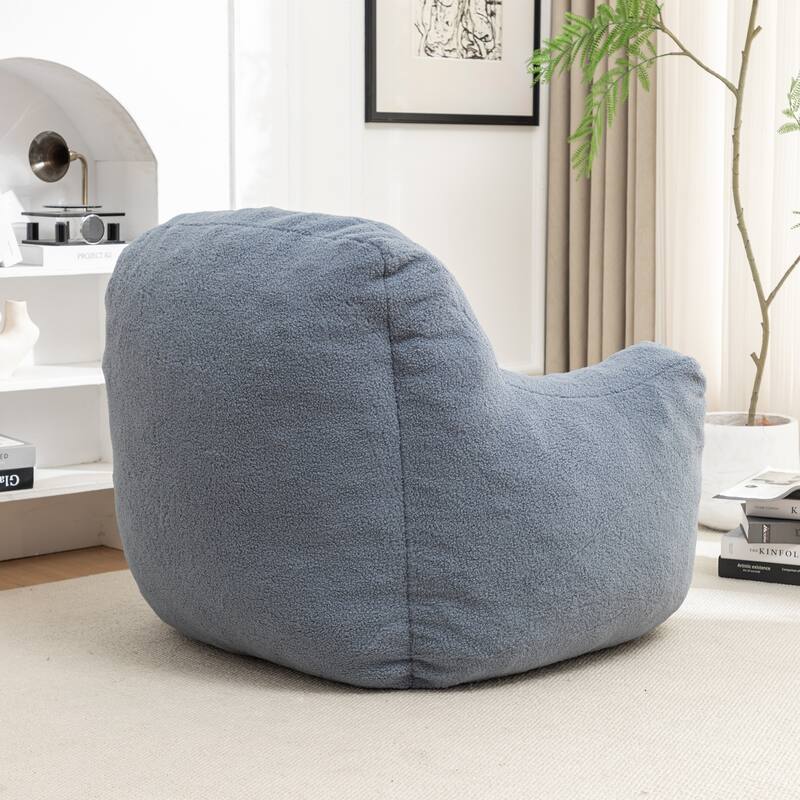 Bean Bag Chair Soft Fluffy Lazy Sofa with Memory Foam