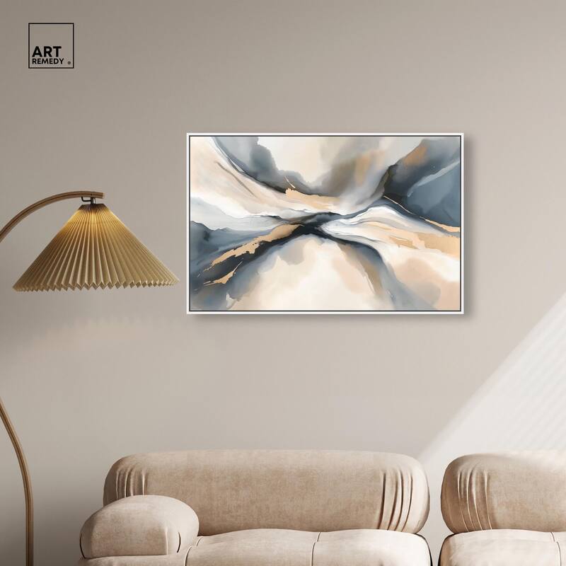 Dynamic Swirls I Canvas by Art Remedy