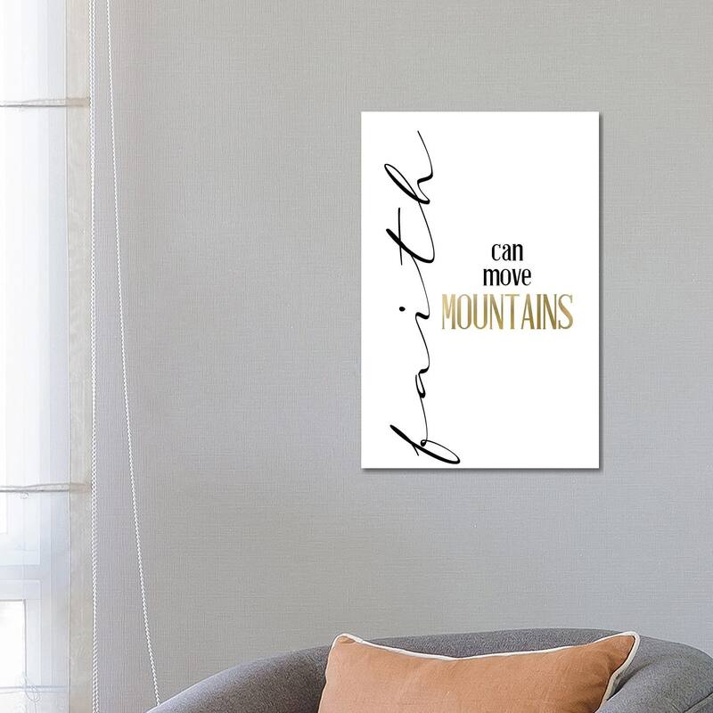 iCanvas "Mountain Faith" by Kimberly Allen Canvas Print - 26x18x1.5
