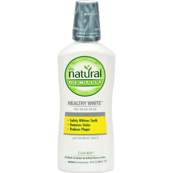 Natural Dentist Pre-Brush Whitening Rinse - Clean Mint - 16.9 oz