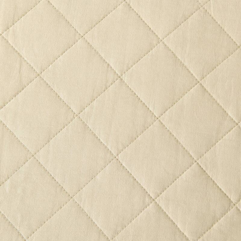 HiEnd Accents Diamond Pattern Linen Cotton Quilt, 1PC