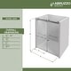preview thumbnail 16 of 16, ABRUZZO Eddi Clear Adjustable Frameless Sliding Shower Door