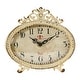 preview thumbnail 14 of 28, Decorative Pewter Mantel Clock