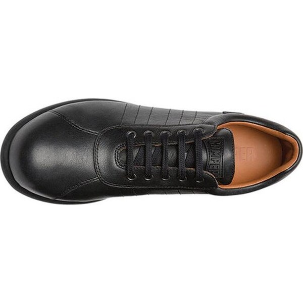 camper black leather shoes
