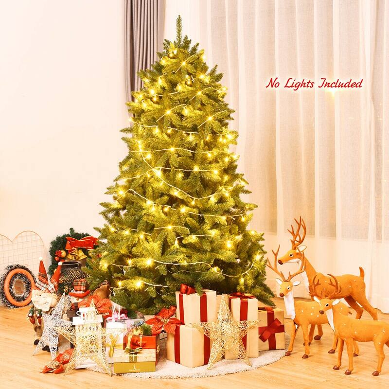 6 Feet Unlit Artificial Christmas Tree with 1250 Branch Tips - 6 Foot
