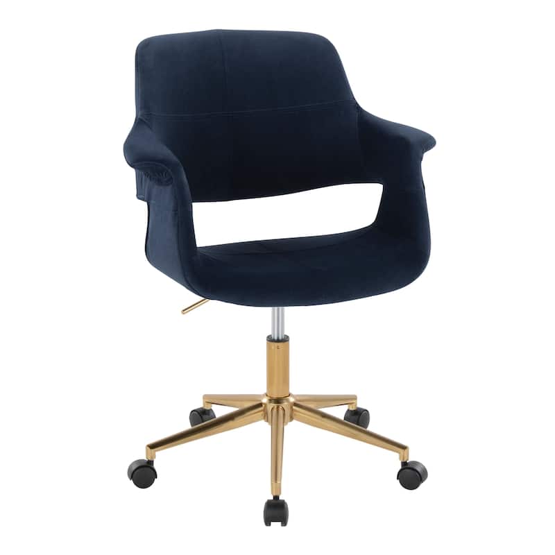 Silver Orchid Fauske Upholstered Office Chair with 5-Star Base