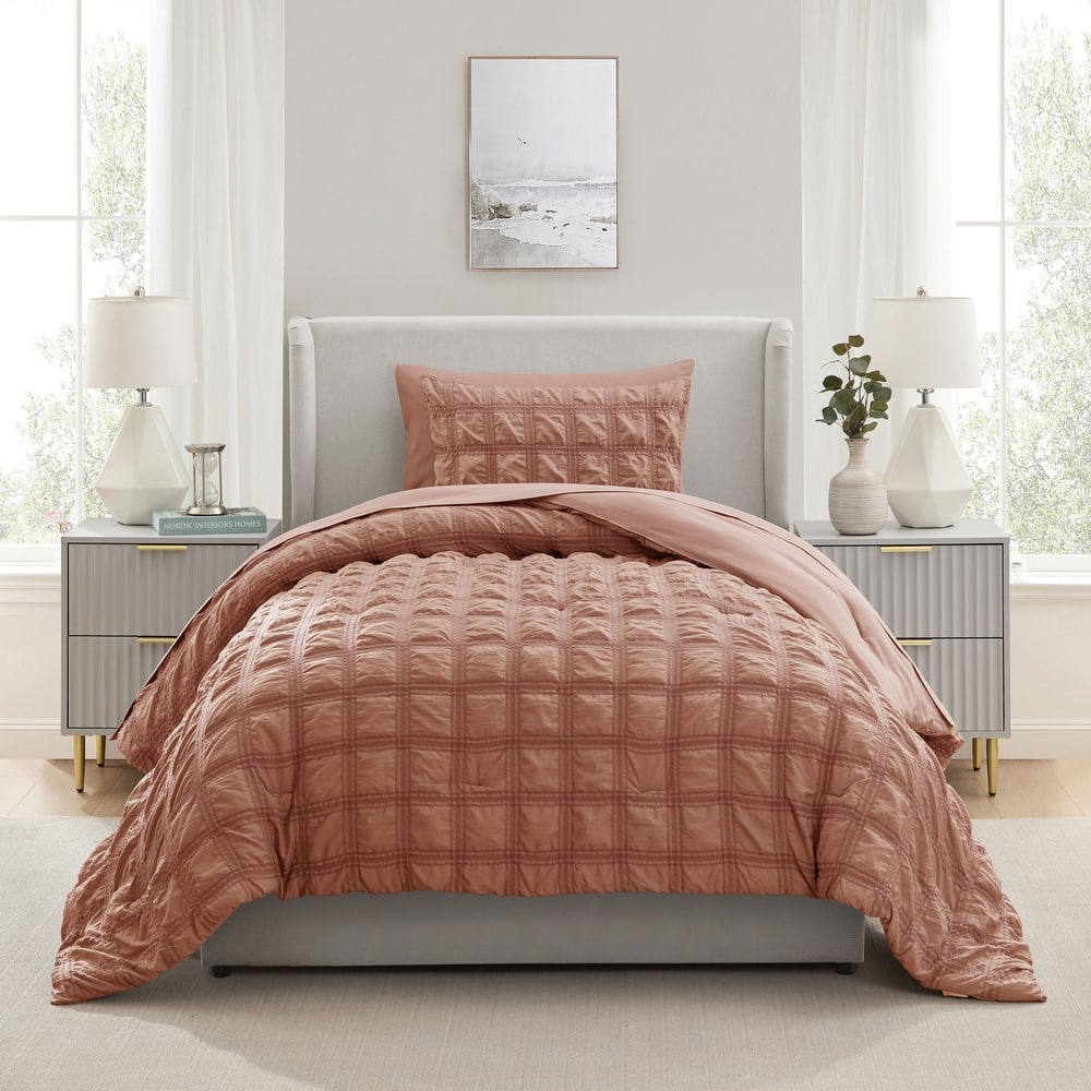 Empyrean Modern Comforter Seer Sucker