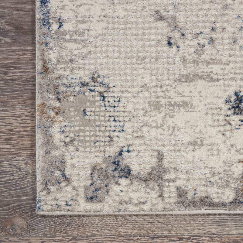 Royal Terrace Floral Abstract Contemporary Area Rug