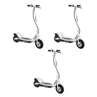 Razor E325 Adult Electric 24V Ride-On Scooter, White, Silver, and Navy ...