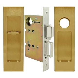 INOX FH27 Series Keyed Entry Mortise Pocket Door Lock with 2-1/2 Inch ...