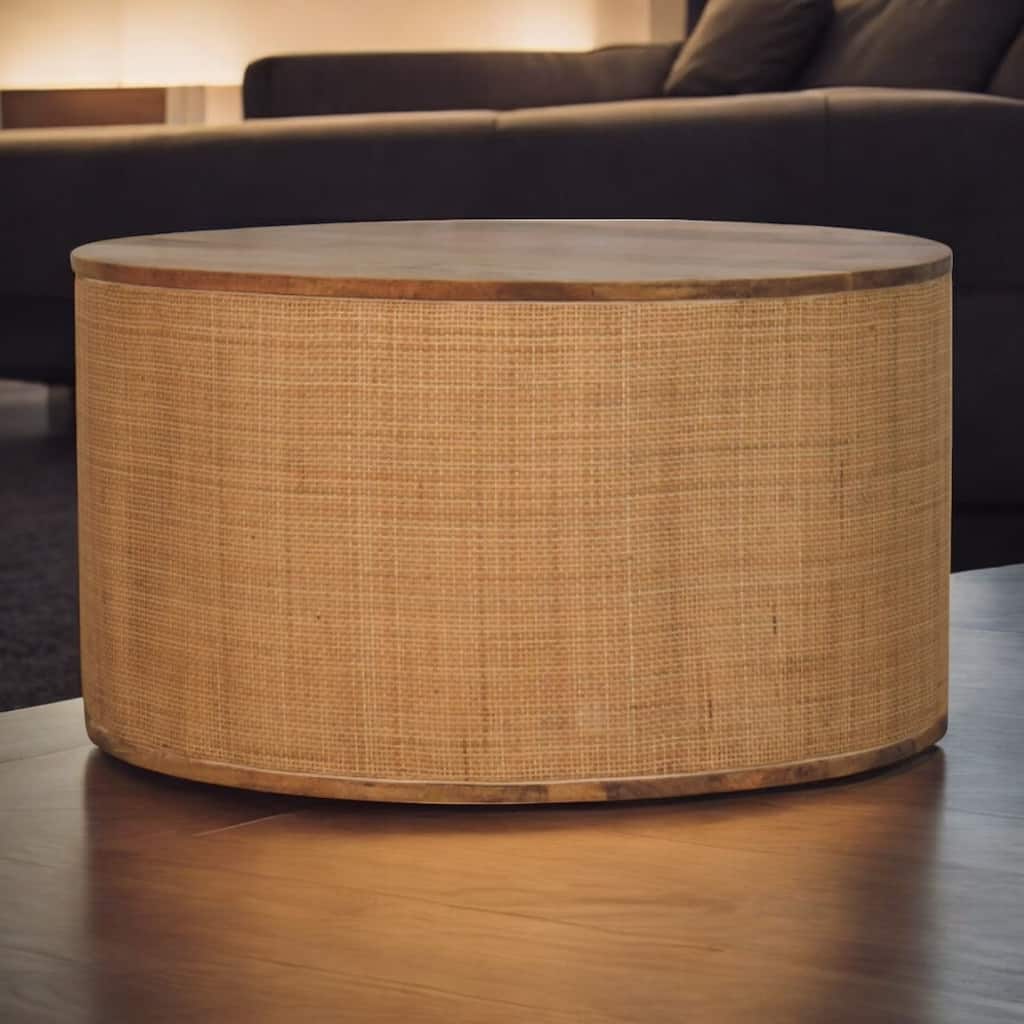 Artisan Furniture Solid Wood Larissa Round Coffee Table