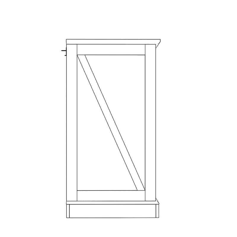 Farmhouse 5-Drawer Chest with Anti-Tip Device, Rustic Wooden Dresser for Bedroom, 36.3" Tall Storage Cabinet