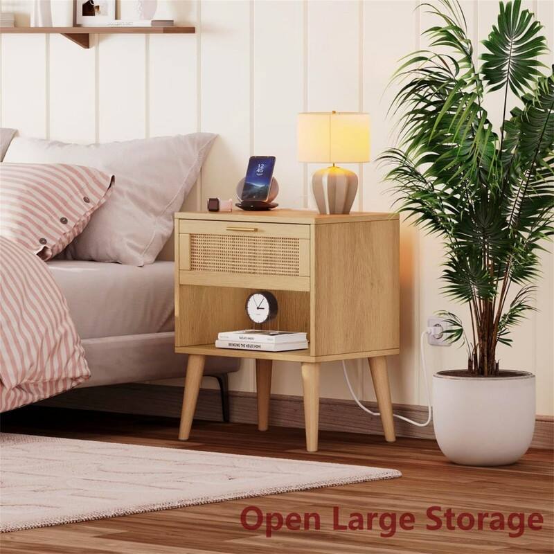 Nightstands - 2 Pack-1 Drawer - 1-drawer