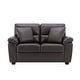 preview thumbnail 43 of 52, Morden Fort Upholstered Living Room Set chair , Loveseat,2 Pieces, Faux Leather
