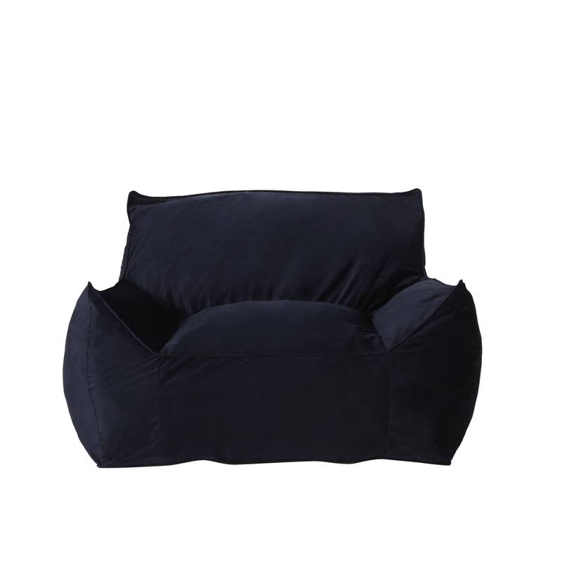 Bean Bag Chair with Armrests,Softness and Comfort Velvet Sofa Chair