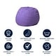 preview thumbnail 2 of 191, Small Refillable Bean Bag Chair for Kids and Teens