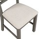 preview thumbnail 13 of 13, 5-Piece Round Dining Set with Hollow Chair Back