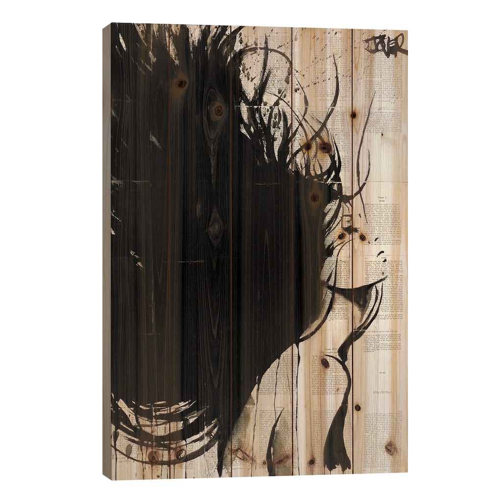 The New Mistral Print On Wood by Loui Jover - Multi-Color