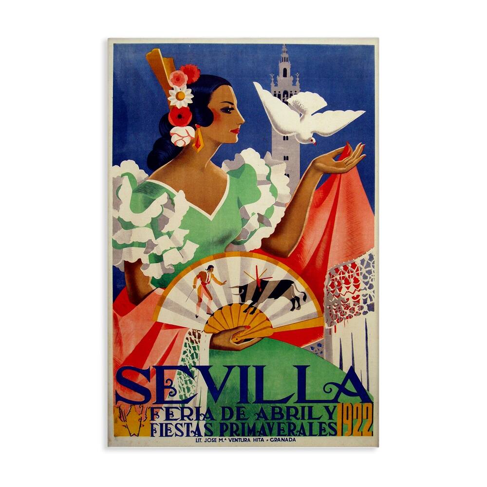 Stupell Seville Vintage Culture Canvas Wall Art Design By Marcus Jules