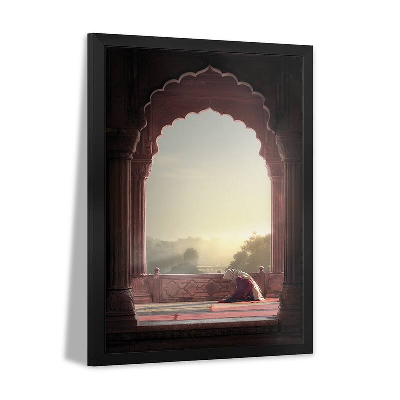 Prayer Premium Framed Poster by Nadav Jonas