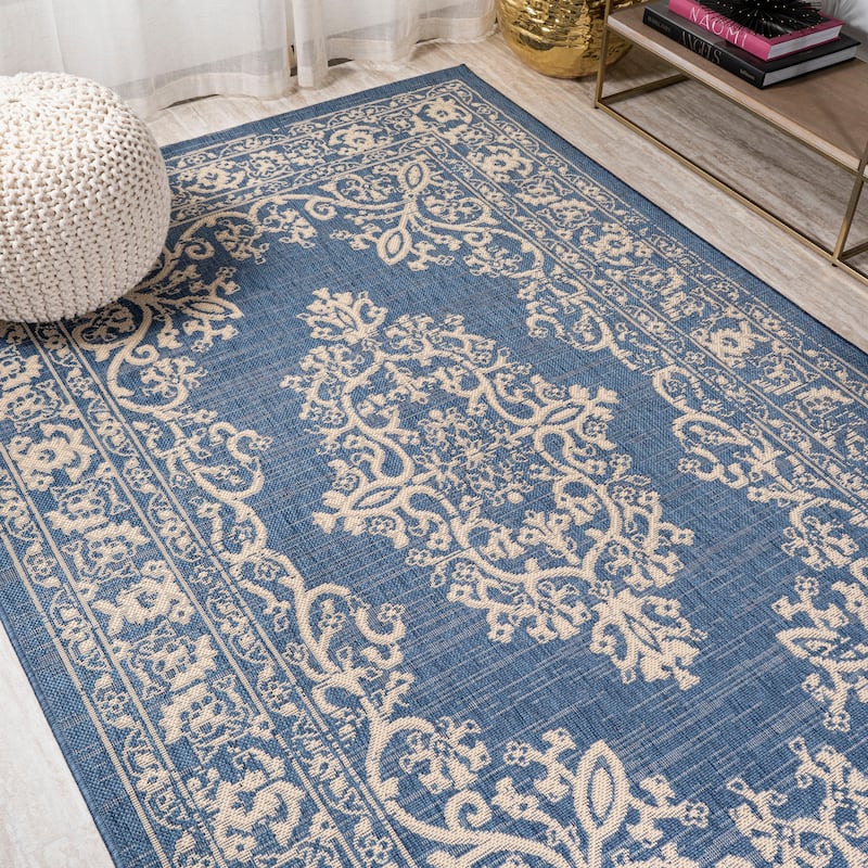 JONATHAN Y Tuscany Filigree Indoor/Outdoor Area Rug
