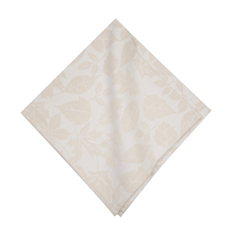 Warm Harvest Leaves Napkin S/6 - Beige