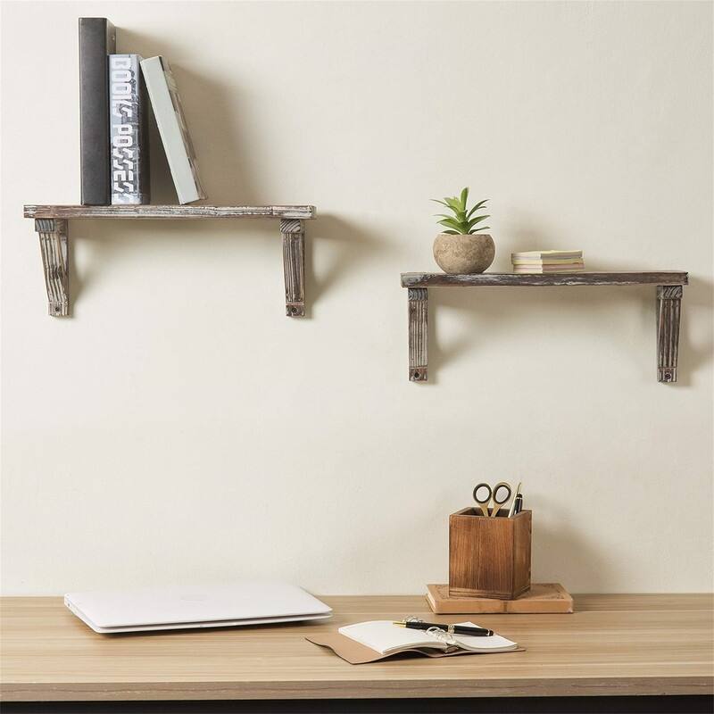 Wall Mounted Floating Shelves - 6.5"D x 16.5"W x 6.5"H