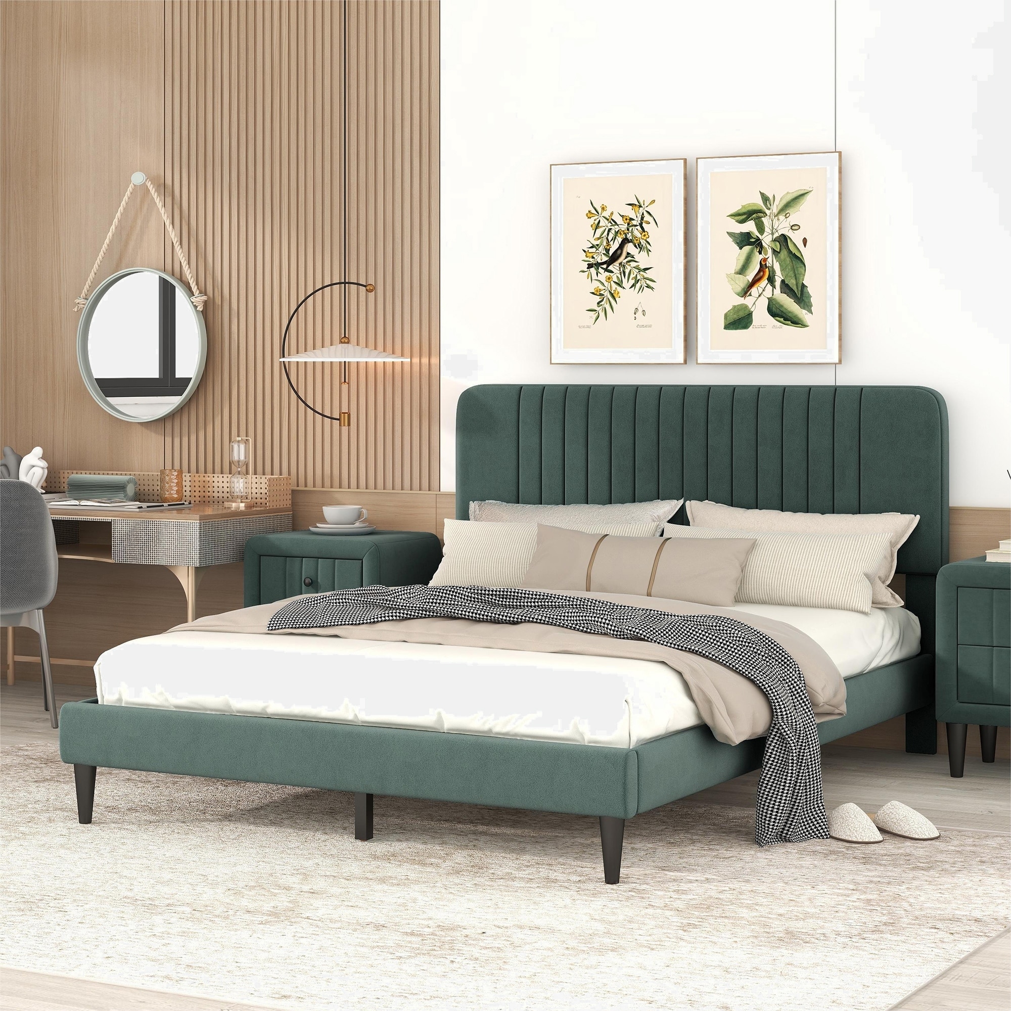 Full size bed no store box spring