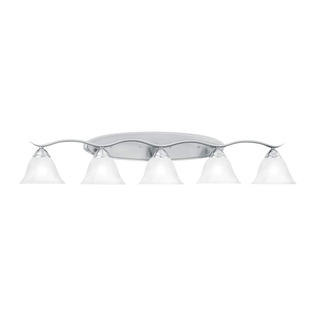 Prestige 5-Light Wall Lamp in Brushed Nickel