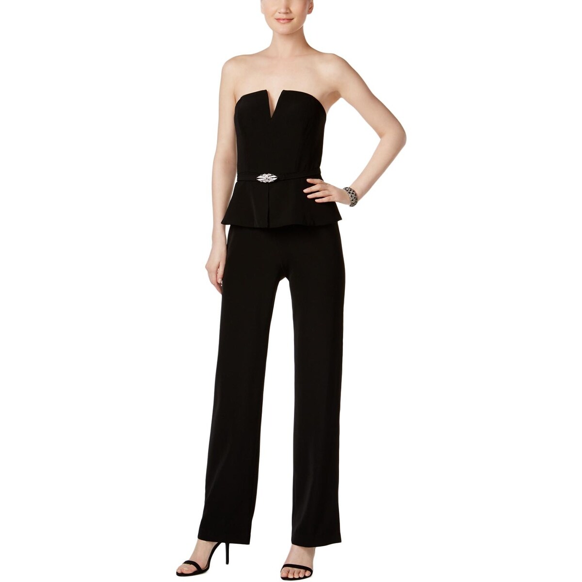 Vince camuto peplum jumpsuit top