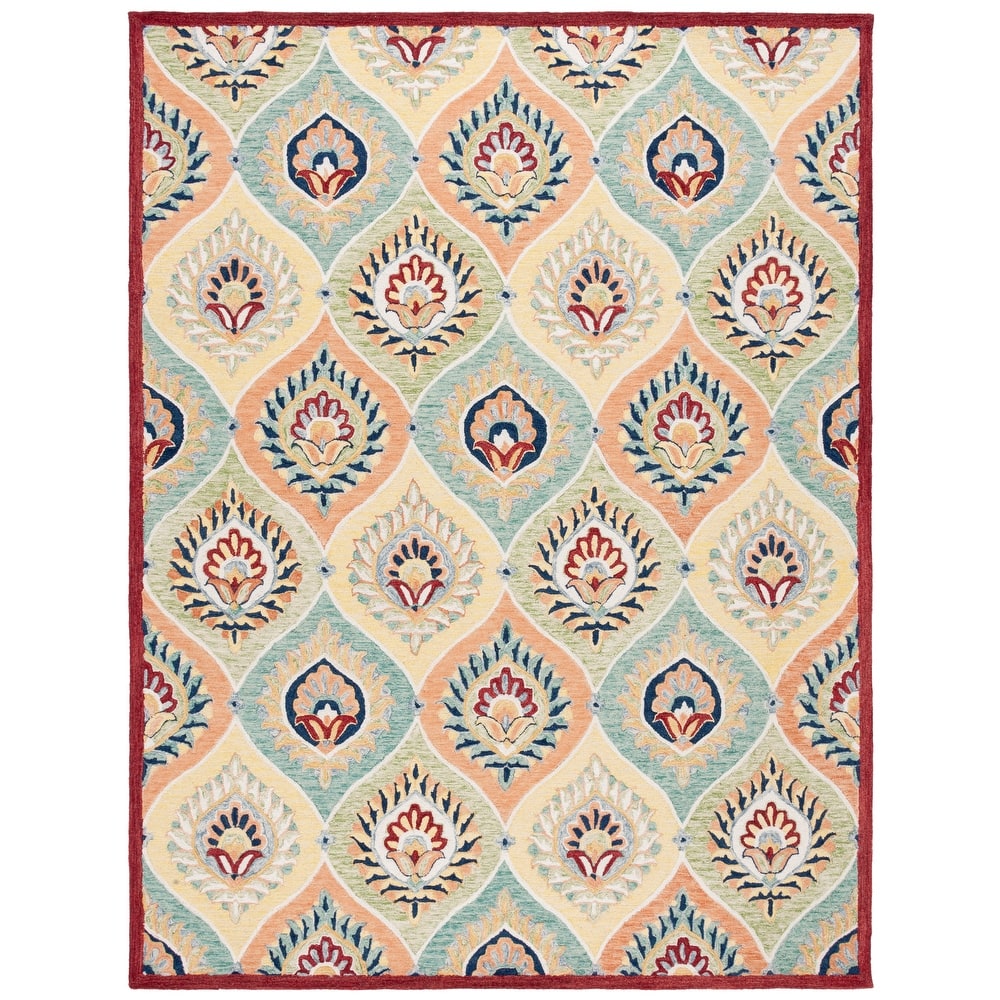 SAFAVIEH Handmade Heritage Trellis Traditional Wool Rug