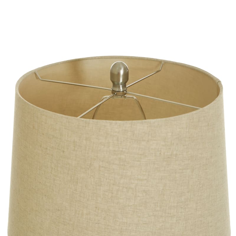 The Curated Nomad Tram Turquoise Ceramic Jug Table Lamp