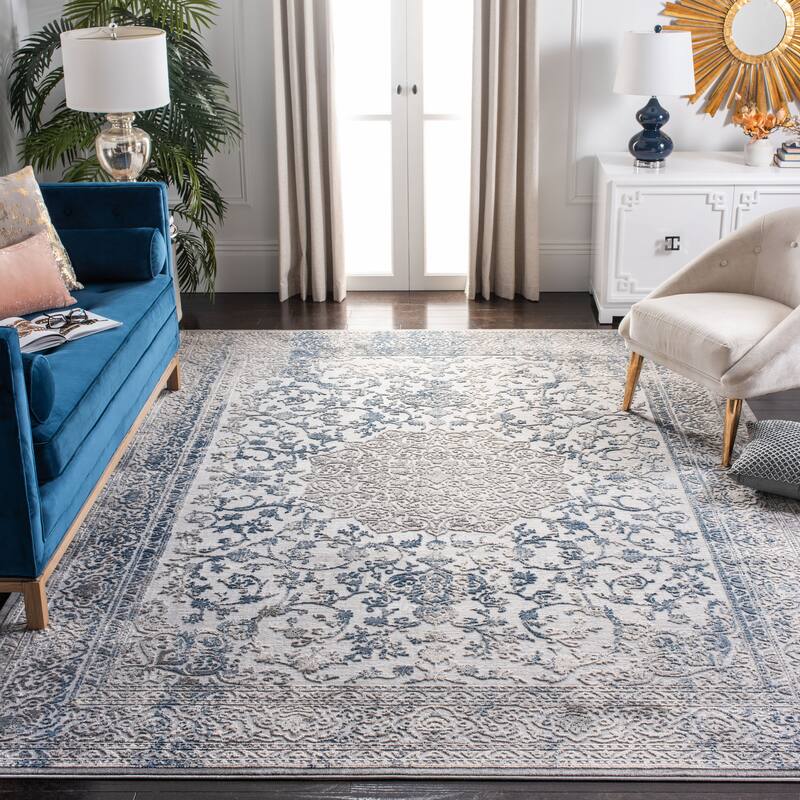 SAFAVIEH Invista Sharleen Contemporary Abstract Rug - 9' x 12' - Grey/Blue