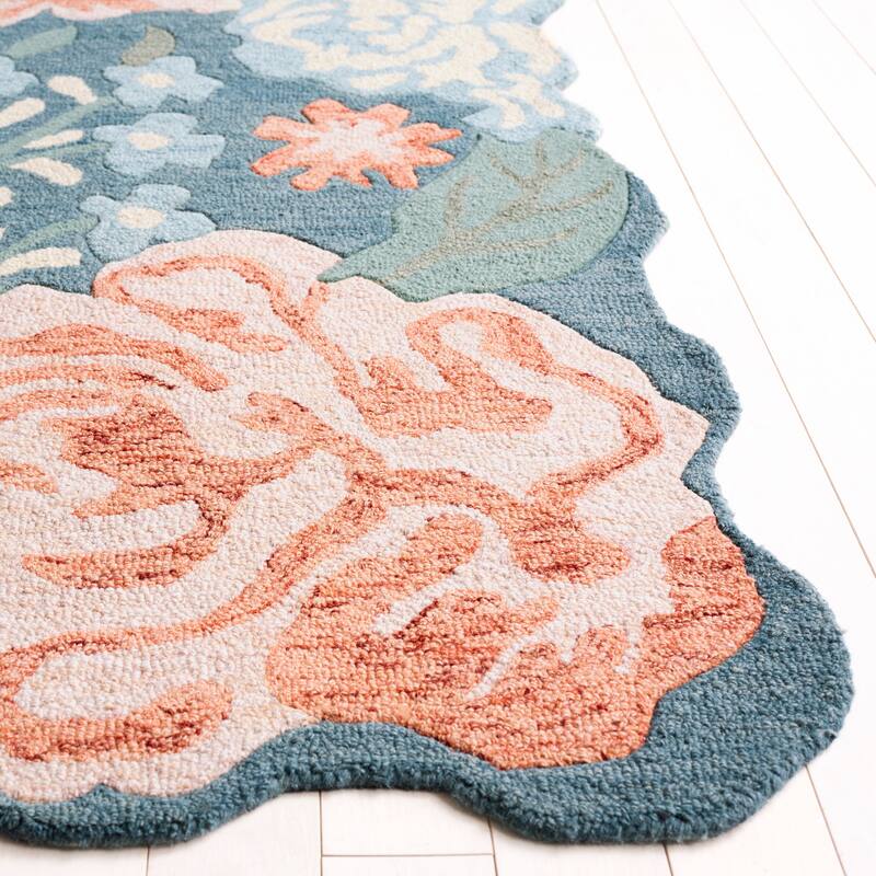 SAFAVIEH Handmade Jardin Pigi Floral Wool Rug