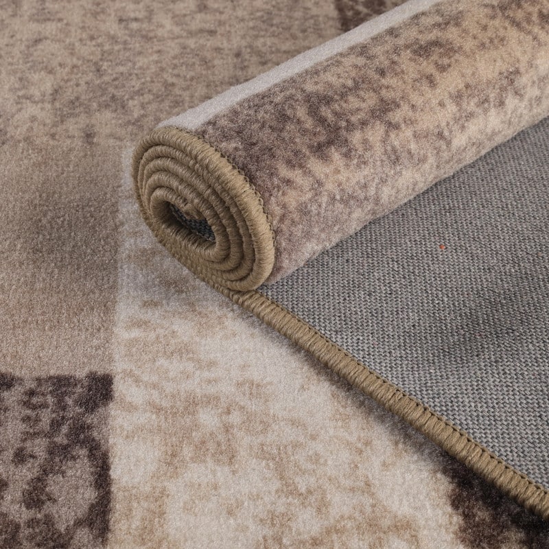 Superior Rockwood Modern Geometric Washable Indoor Runner or Area Rug