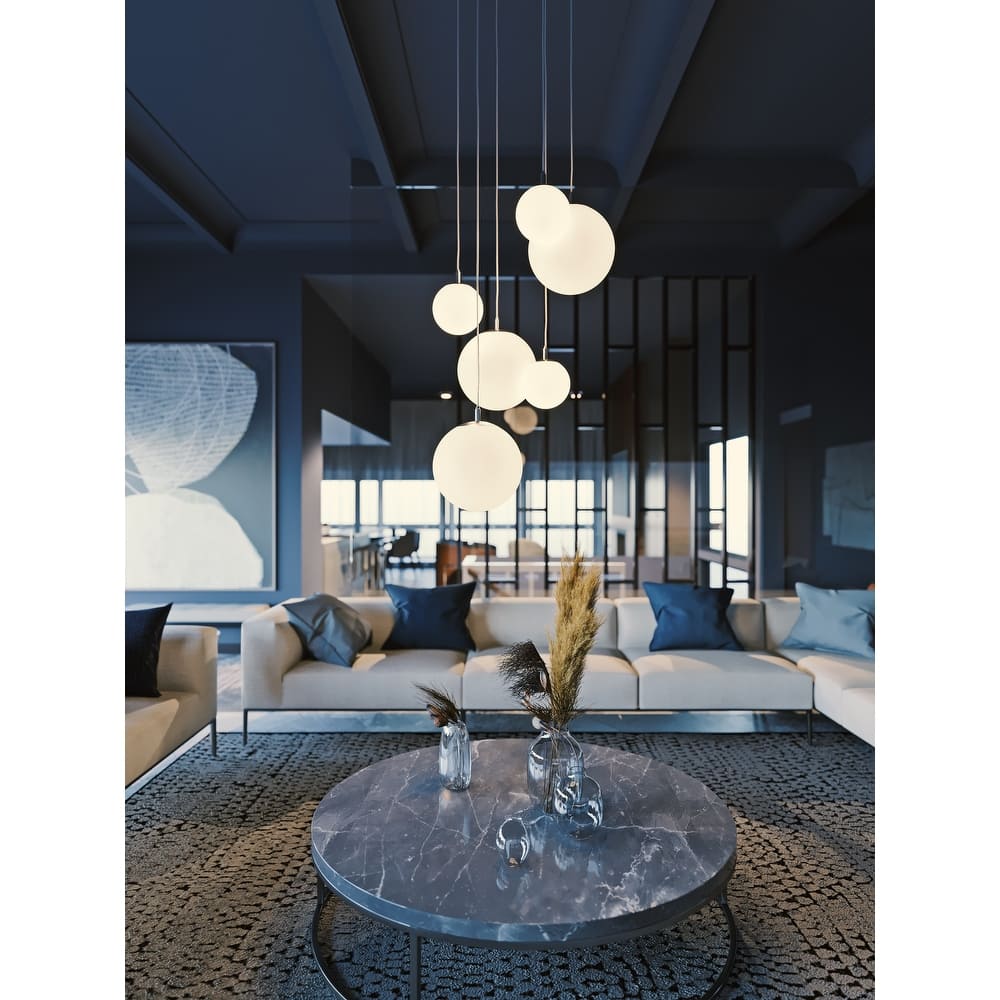 AFX Loretto Hexuple Medium Base Pendant