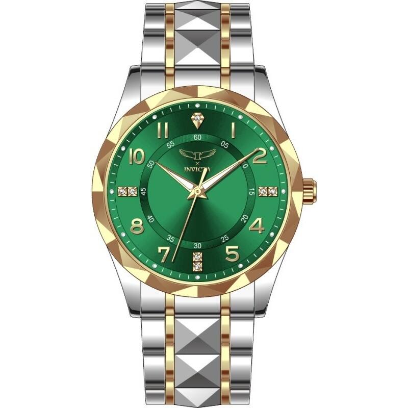 Invicta Men's 69025 Specialty Quartz PC21S Copper Dial Watch - Green