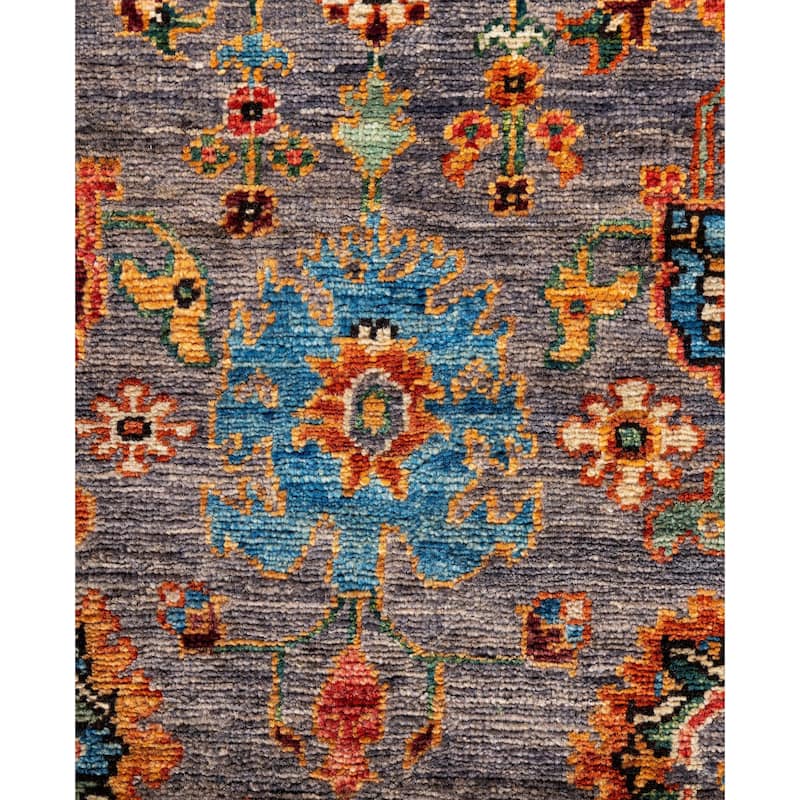 Serapi One-of-a-Kind Hand-Knotted Area Rug - Gray - 4' 3" x 5' 10"