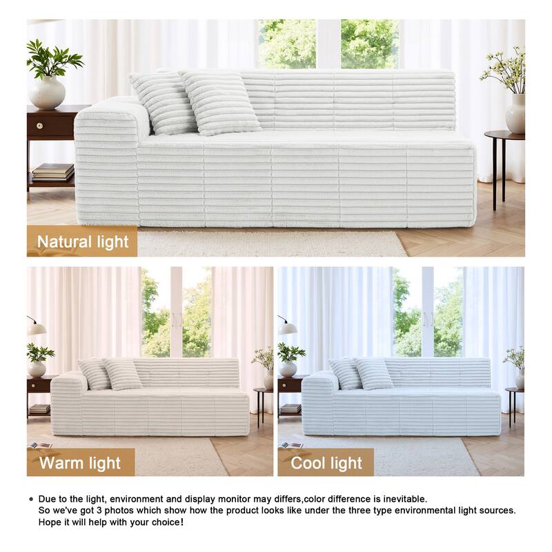 Modern Oversized plush Sofa Bed