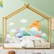 preview thumbnail 3 of 13, Nestfair Metal Twin Size House Platform Bed with Trundle
