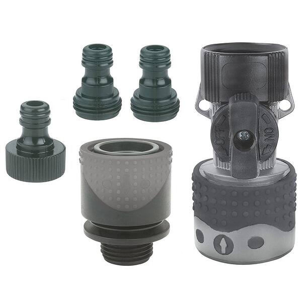 Shop Gilmour 2939q Complete Garden Hose Connector Starter Kit Overstock 25489183