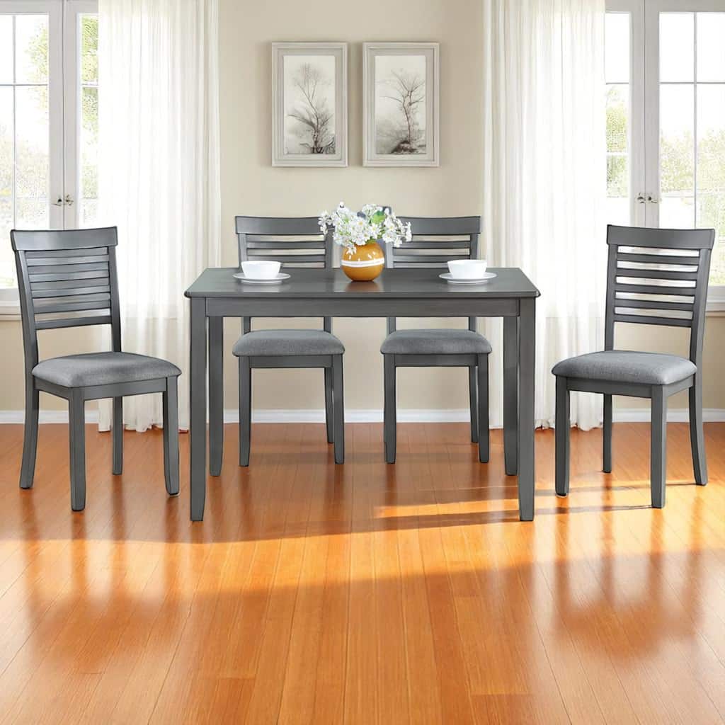 KISRAIS 5 Piece Counter Height Dining Set