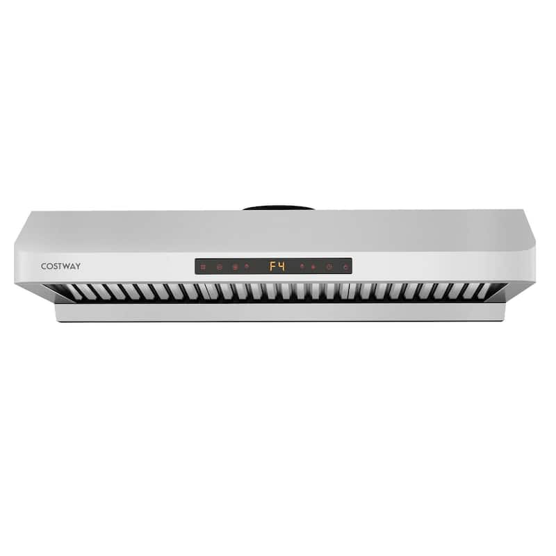 Costway 30/36 Inch Under Cabinet Range Hood with Oil Collector, 4 Fan - See Details