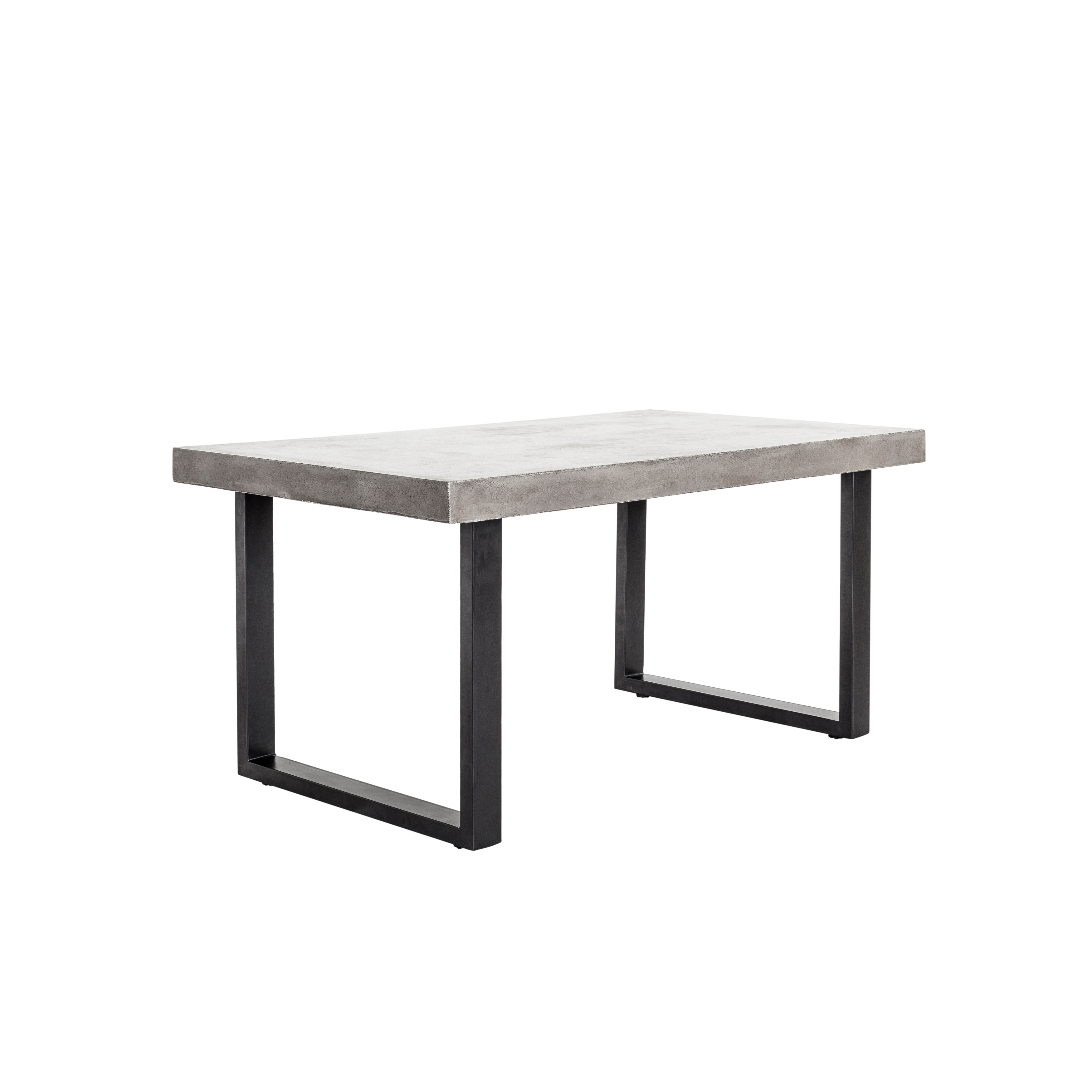 Aurelle home grey concrete cheap outdoor dining table