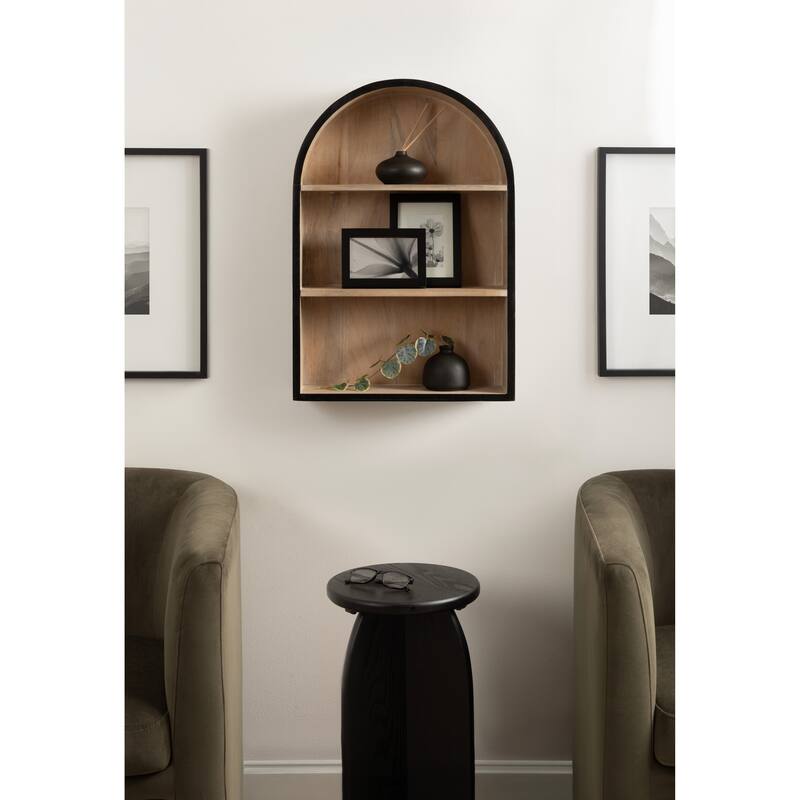 Kate and Laurel Arcott Arch Wall Shelf