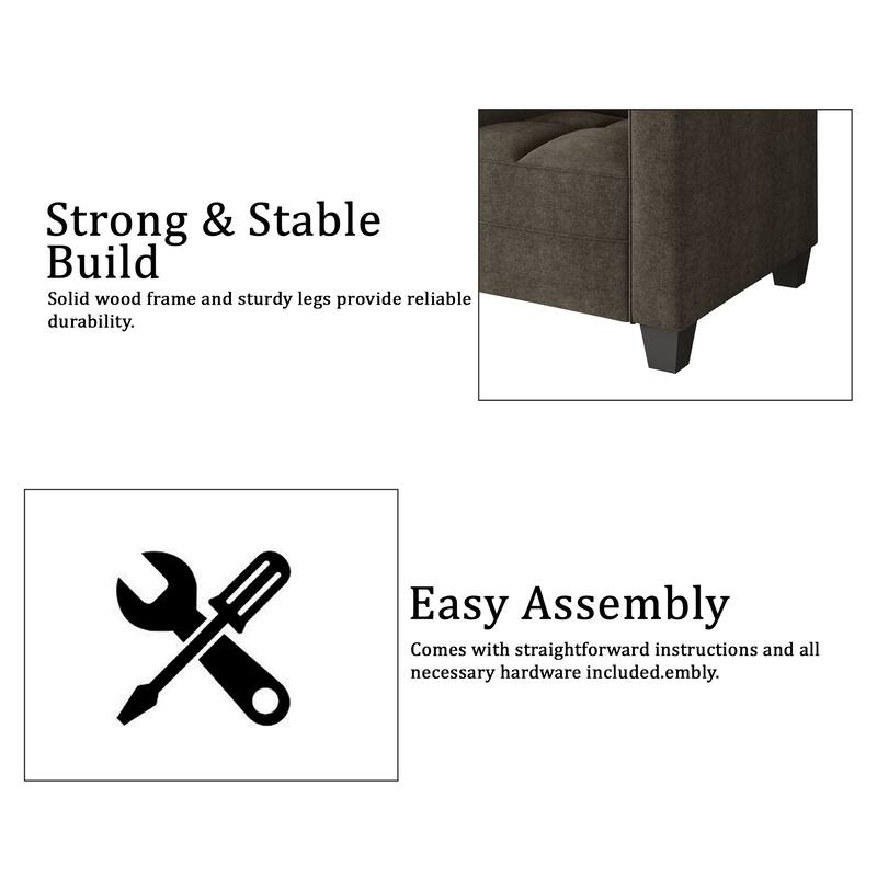 CraftPorch 2 Pieces Classic Dining Set