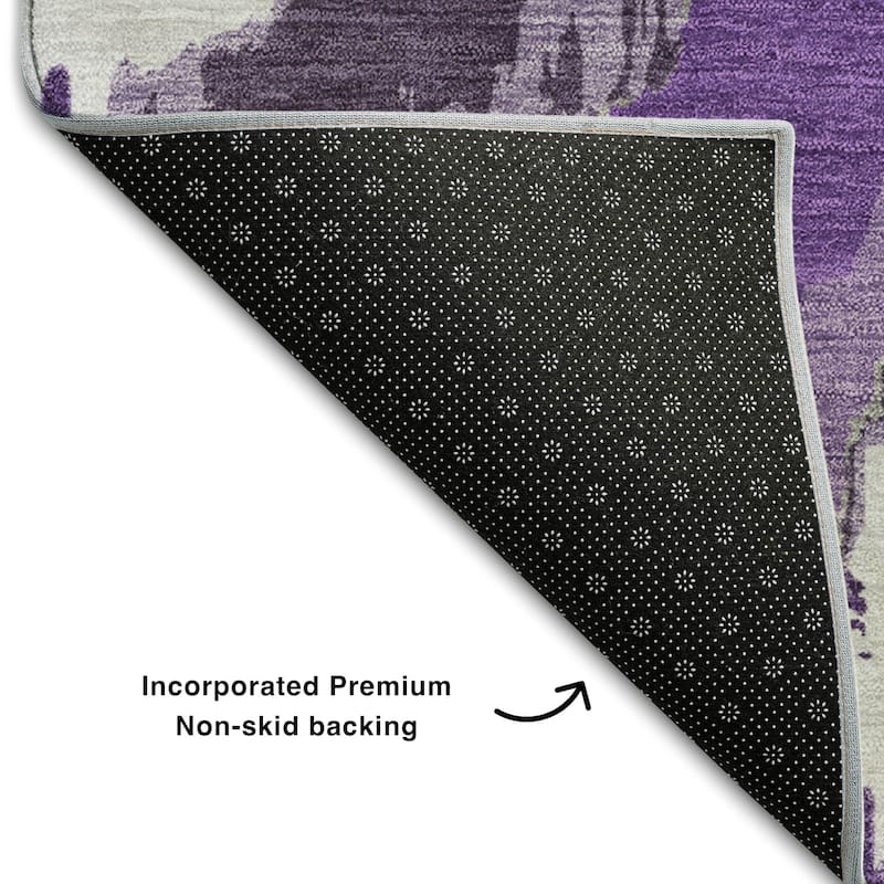 Premium Washable Super Soft Modern Ziggy Mayfield Rug
